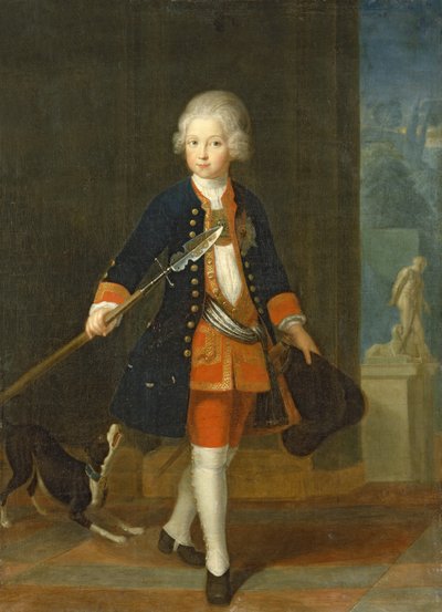 The Crown Prince Frederick II in his Corps de Cadets (uniform of the Kings Regiment) by Antoine Pesne